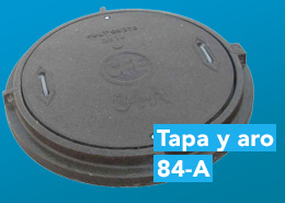 Poliéster Reforzado con Fibra de Vidrio (F.V.) Tapa-y-aro84-A