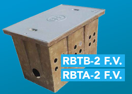 Poliéster Reforzado con Fibra de Vidrio (F.V.) RBTB-2 y RBTA-2